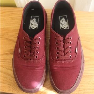 Vans Lo Pro, Burgundy, US10 W; 8M